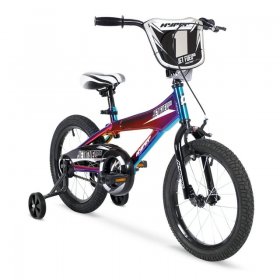 Hyper Bicycles 16" Jet Fuel BMX Bike for Kids Ages 4 to 8 Years Old, with Training Wheels
